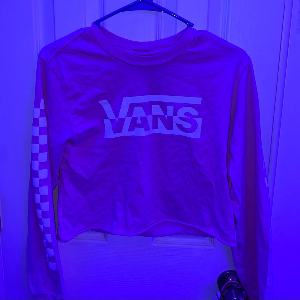 vans cropped shirt MAKE OFFER
